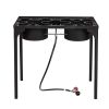 105000 BTU High Power Camping Burner Outdoor Stove Portable Propane Gas Cooker for Camping Cooking Backyard BBQ Grill Outdoor Cooking Equipment Heavy