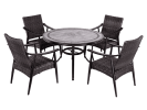 [Dropshipping] 5 Piece Patio Dining Set Outdoor Furniture