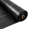 Weed Barrier Fabric 3.5oz Heavy Duty - 4ft x 300ft Landscape Fabric | Easy Install & Rugged Plastic Ground Cover Weed Barrier with UV Protection for G