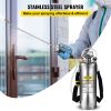 VEVOR 3Gal Stainless Steel Sprayer, Set with 20" Wand& Handle& 3FT Reinforced Hose, Hand Pump Sprayer with Pressure Gauge&Safety Valve