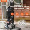 VEVOR Stand Airless Paint Sprayer, 950W 3000PSI High Efficiency Electric Airless Sprayer With Cart