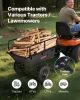 VEVOR Dump Trailer 500 lbs 10 Cu. Ft Tow Behind Plastic Garden ATV Trailer Cart