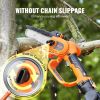 VEVOR 2-in-1 Cordless Pole Saw & Mini Chainsaw, 20V 4Ah Battery Pole Chainsaw